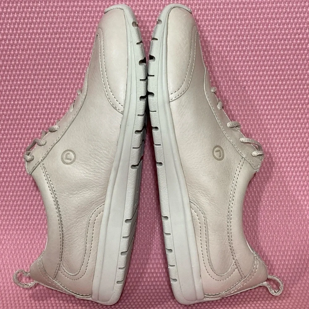Rockport Womens Tan Leather Washable Walking Lace Up Casual Shoes - Size US 7M - Picture 7 of 13
